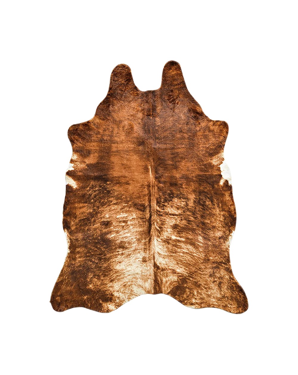 Large Faux Cowhide Rug Sahara Sands (4.6ft x 6.6ft) Cow Print Area