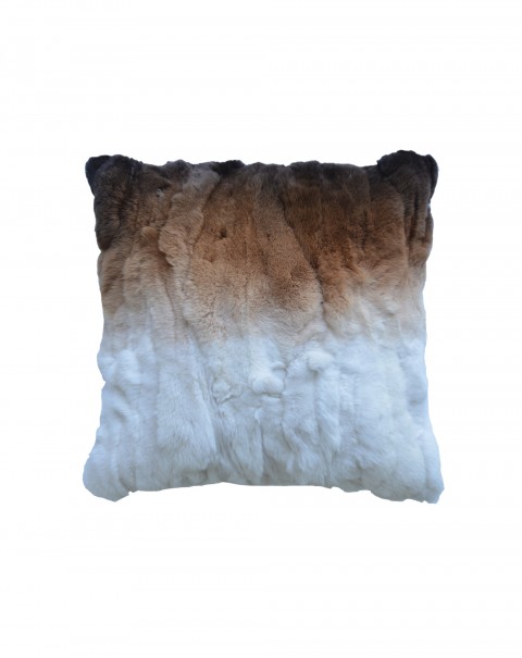 Fur Rex rabbit hair sofa model room American gradient color high-grade design cushion