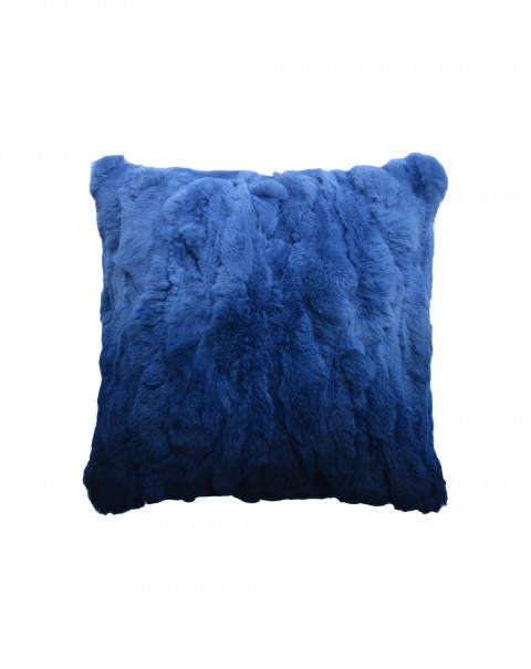 Fur Rex rabbit hair sofa model room American gradient color high-grade design cushion