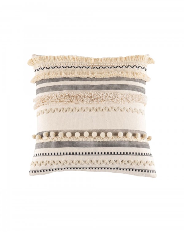 New Moroccan tufted pillowcase Boho sand hair lace...