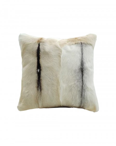 Ningxia goat fur animal fur horsehair cow hair with hair throw pillow light luxury high-grade model room cushion can be customized