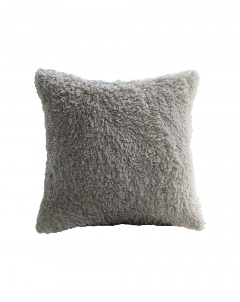 Curly long hair pillow fur plush sofa model room American solid color high-grade design cushion pillow