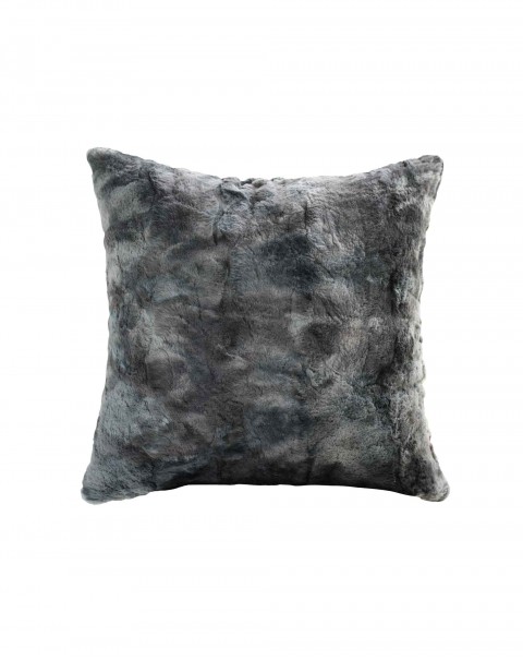 American short plush long hair throw pillow artificial wool sofa living room model room gray color high-grade designer cushion