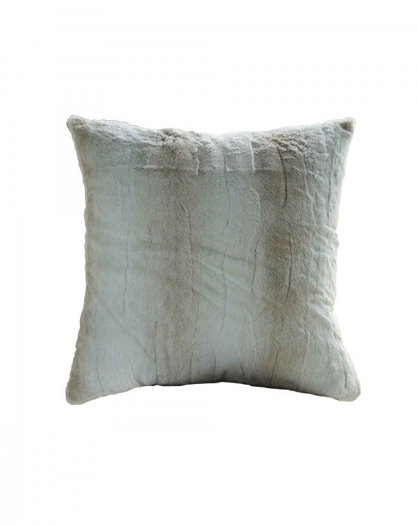 Nordic ins grey and white plush pillow simple Euro...