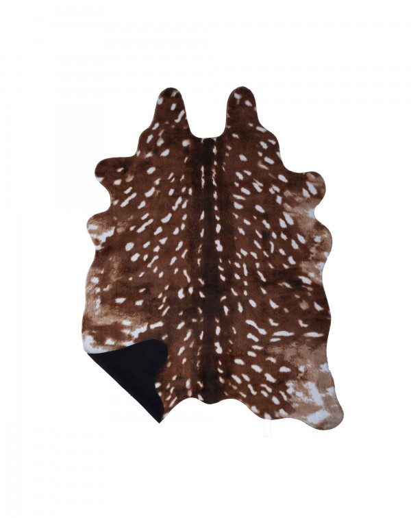 Plum deer skin simulation cowhide carpet Europe an...