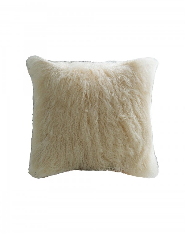 Solid color velvet beach wool throw pillow velvet ...