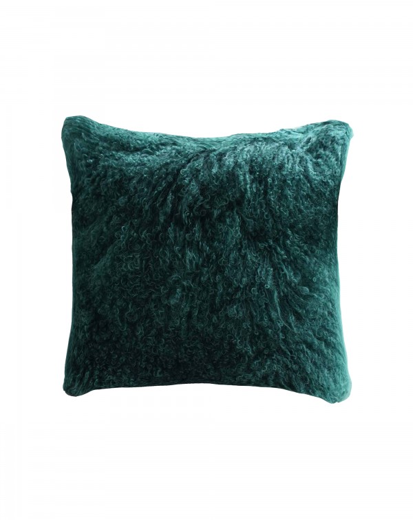 Solid color velvet beach wool throw pillow velvet ...